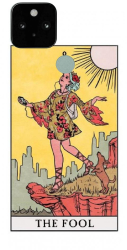 Husa din silicon compatibila cu Google Pixel 5 - model Tarot The Fool Clasic 