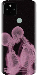 Husa din silicon compatibila cu Google Pixel 5 - model X Ray 