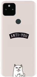 Husa din silicon compatibila cu Google Pixel 5a - model Anti You 