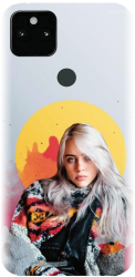 Husa din silicon compatibila cu Google Pixel 5a - model Billie Eilish 