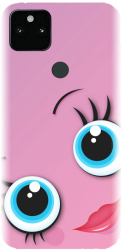 Husa din silicon compatibila cu Google Pixel 5a - model Girly Pink 