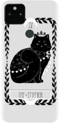 Husa din silicon compatibila cu Google Pixel 5a - model Tarot The Emperor 