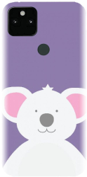 Husa din silicon compatibila cu Google Pixel 5a - model Urs Koala 
