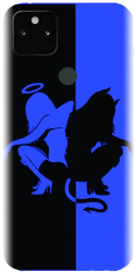 Husa din silicon compatibila cu Google Pixel 5XL - model Angel Devil 