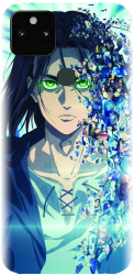 Husa din silicon compatibila cu Google Pixel 5XL - model Anime Aot CSR 1300 