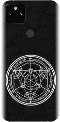 Husa din silicon compatibila cu Google Pixel 5XL - model Anime Transmutation Circle 