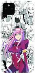 Husa din silicon compatibila cu Google Pixel 5XL - model Anime Zero Two 