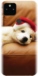 Husa din silicon compatibila cu Google Pixel 5XL - model Christmas Puppy 