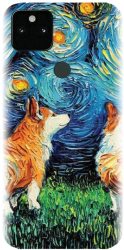 Husa din silicon compatibila cu Google Pixel 5XL - model Doggy Night 