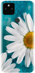 Husa din silicon compatibila cu Google Pixel 5XL - model Flower Power 