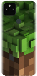 Husa din silicon compatibila cu Google Pixel 5XL - model Minecraft 