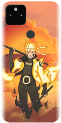 Husa din silicon compatibila cu Google Pixel 5XL - model Naruto Uzumaki 