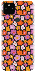 Husa din silicon compatibila cu Google Pixel 5XL - model Pattern Retro 5 