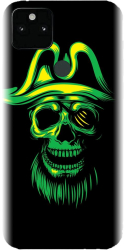 Husa din silicon compatibila cu Google Pixel 5XL - model Pirate Skull 