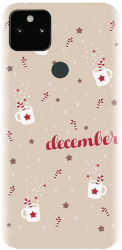 Husa din silicon compatibila cu Google Pixel 5XL - model Rudolph 