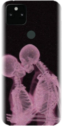 Husa din silicon compatibila cu Google Pixel 5XL - model X Ray 