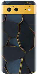 Husa din silicon compatibila cu Google Pixel 6 - model Abstract Draw 