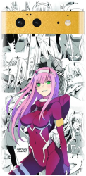 Husa din silicon compatibila cu Google Pixel 6 - model Anime Zero Two 