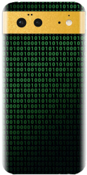Husa din silicon compatibila cu Google Pixel 6 - model Binary Code 