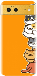 Husa din silicon compatibila cu Google Pixel 6 - model Cat Tower 