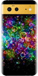 Husa din silicon compatibila cu Google Pixel 6 - model Rainbow Colored Soap Bubbles 