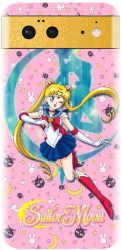 Husa din silicon compatibila cu Google Pixel 6 - model Sailor Moon 