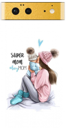 Husa din silicon compatibila cu Google Pixel 6 - model Super mama