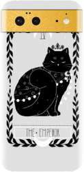 Husa din silicon compatibila cu Google Pixel 6 - model Tarot The Emperor 