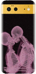 Husa din silicon compatibila cu Google Pixel 6 - model X Ray 