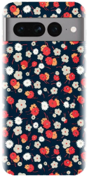 Husa din silicon compatibila cu Google Pixel 7 Pro - model Floral Colorat 