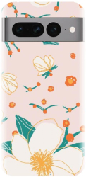 Husa din silicon compatibila cu Google Pixel 7 Pro - model Floral 