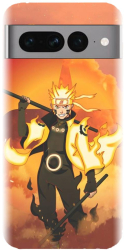 Husa din silicon compatibila cu Google Pixel 7 Pro - model Naruto Uzumaki 
