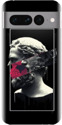 Husa din silicon compatibila cu Google Pixel 7 Pro - model Smoking Sculpture 