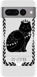 Husa din silicon compatibila cu Google Pixel 7 Pro - model Tarot The Emperor 