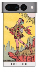 Husa din silicon compatibila cu Google Pixel 7 Pro - model Tarot The Fool Clasic 