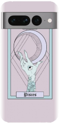 Husa din silicon compatibila cu Google Pixel 7 Pro - model Tarot Zodia Pesti 