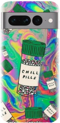 Husa din silicon compatibila cu Google Pixel 7 Pro - model Trippy Pills 