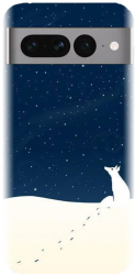 Husa din silicon compatibila cu Google Pixel 7 Pro - model Winter Night 
