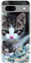 Husa din silicon compatibila cu Google Pixel 7a - model Animal Cat 