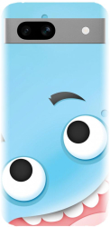 Husa din silicon compatibila cu Google Pixel 7a - model Cute Blue 