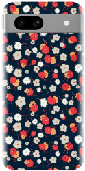 Husa din silicon compatibila cu Google Pixel 7a - model Floral Colorat 