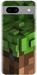 Husa din silicon compatibila cu Google Pixel 7a - model Minecraft 