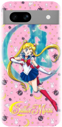 Husa din silicon compatibila cu Google Pixel 7a - model Sailor Moon 