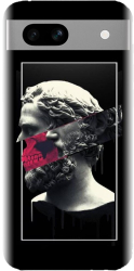 Husa din silicon compatibila cu Google Pixel 7a - model Smoking Sculpture 