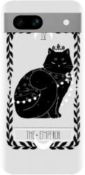 Husa din silicon compatibila cu Google Pixel 7a - model Tarot The Emperor 
