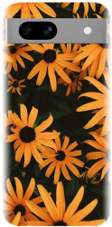 Husa din silicon compatibila cu Google Pixel 7a - model Yellow Flowers