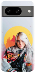Husa din silicon compatibila cu Google Pixel 8 - model Billie Eilish 
