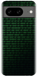 Husa din silicon compatibila cu Google Pixel 8 - model Binary Code 