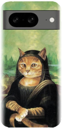 Husa din silicon compatibila cu Google Pixel 8 - model Meowna Lisa 