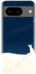 Husa din silicon compatibila cu Google Pixel 8 - model Winter Night 